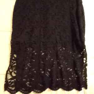 Torrid Floral Lace Pencil Skirt